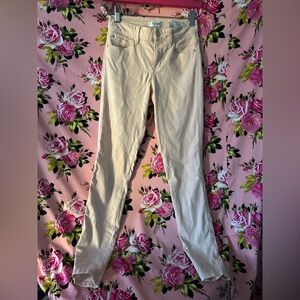 Guess Cream peach sexy curve Skinny Pants